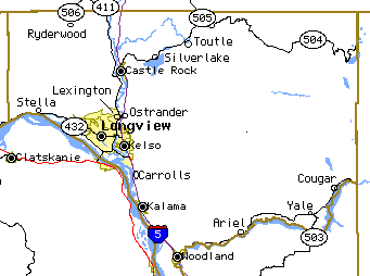 Cowlitz Co. Map