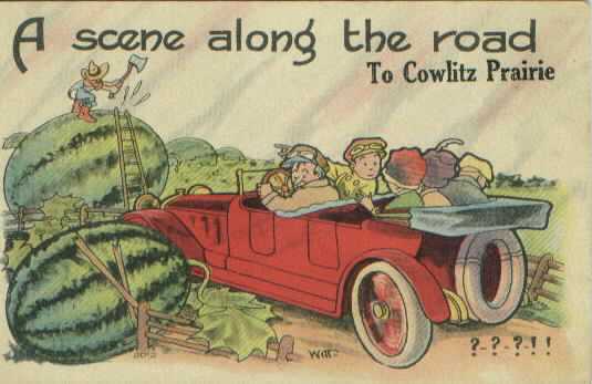 Cowlitz Prairie postcard