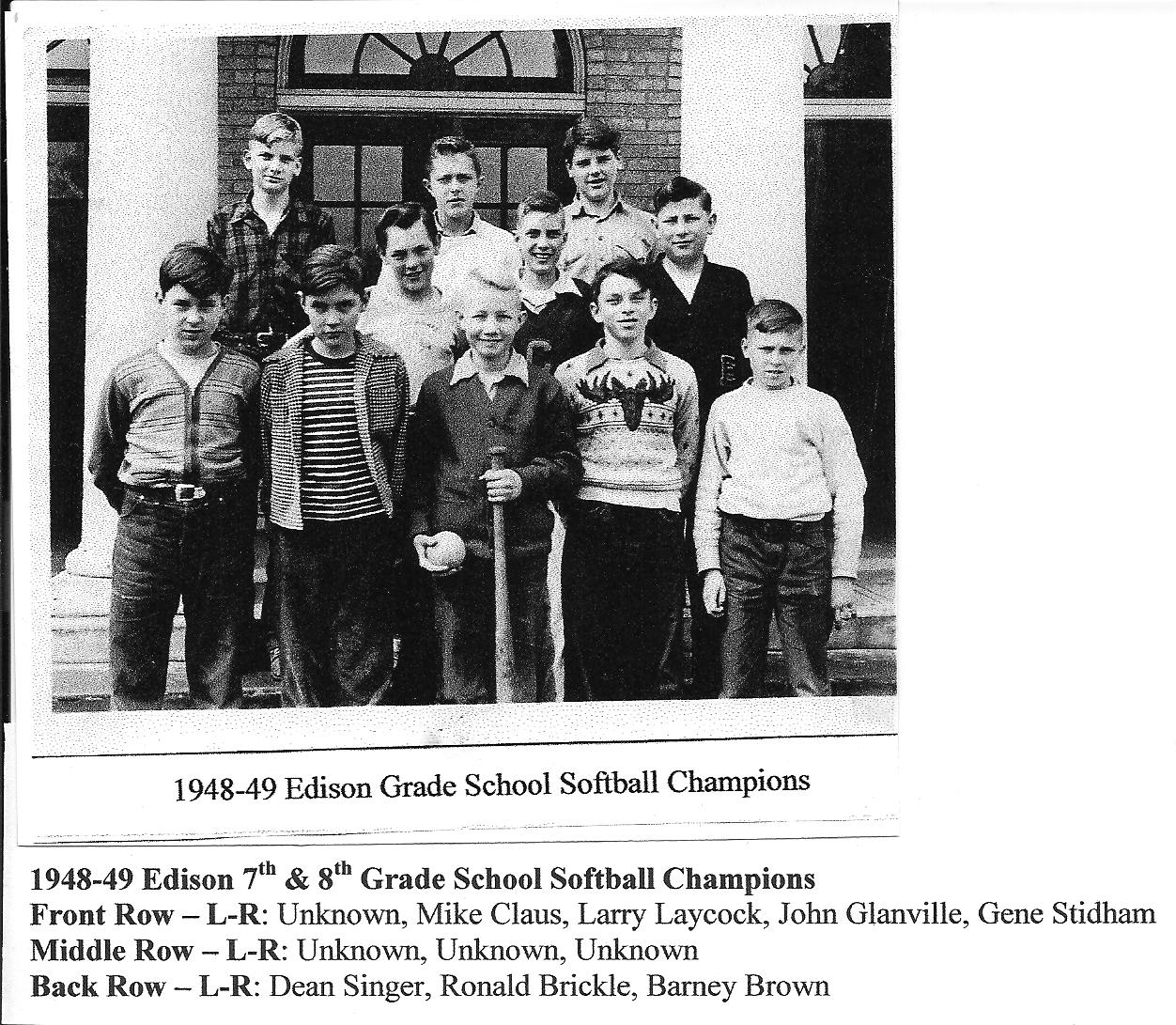 1948 softball champions