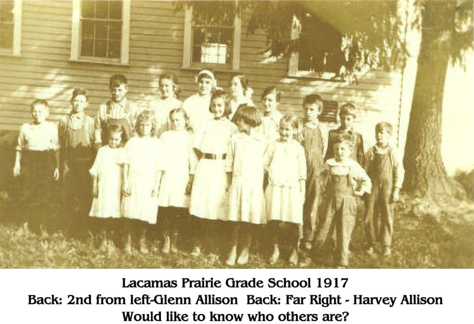 Lacamas Prairie Grade School, 1917